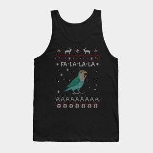 FA LA LA Ugly Christmas Dutch Blue Lovebird Tank Top